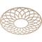 Ekena Millwork Cannes Wood Fretwork Pierced Ceiling Medallion, Alder, 40"OD x 13 5/8"ID x 3/8"T CMWP40X40X0375CNAL - alternate 2
